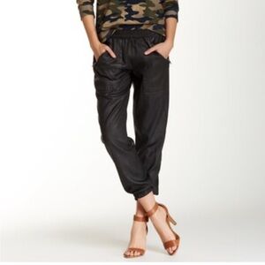 DWP for Scoop Black Metallic Coated Joggers L women’s